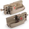 Interior Door Handle Set Compatible With 2003-2008 Toyota Corolla, 2005-2015 Toyota Tacoma, 2003-2008 Pontiac Vibe,Front Or Rear, Driver And
