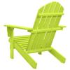 VidaXL Adirondack Garden Chair Solid Fir Wood Green 315876
