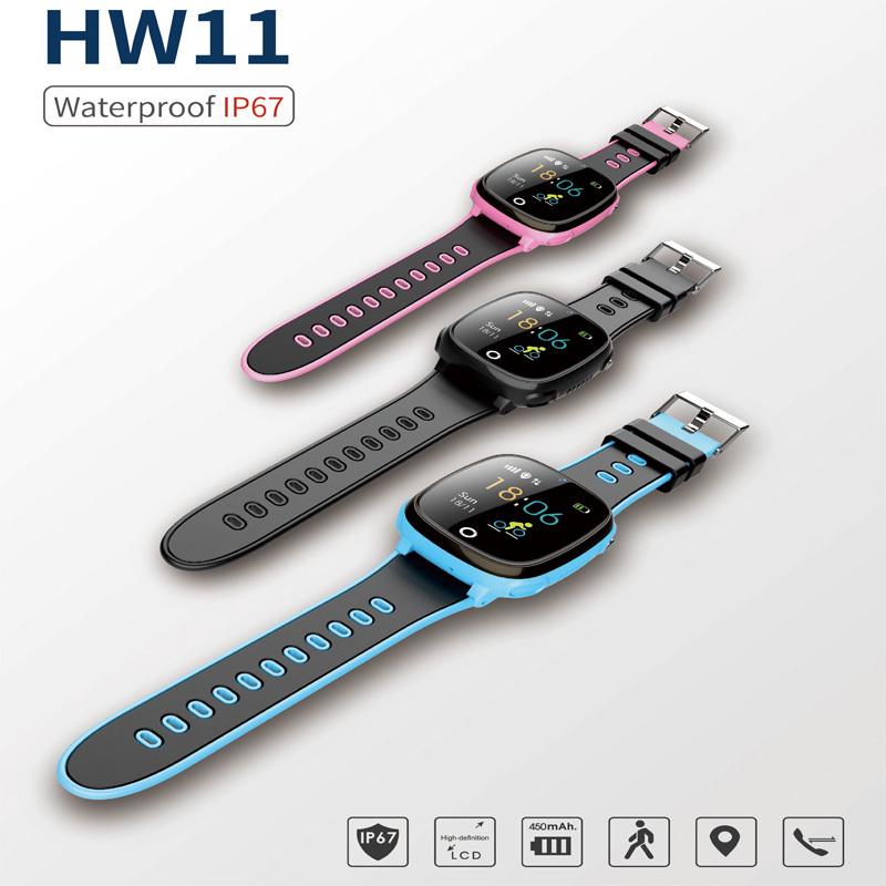 HW11 Смарт-часы для детей, GPS, Bluetooth, шагомер, позиционирование, IP67, водонепроницаемые часы для детей, безопасные