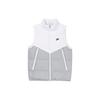 Logo Printed Color Block Warm Stand Collar Sports Down Vest Men Vests White DD6818-100