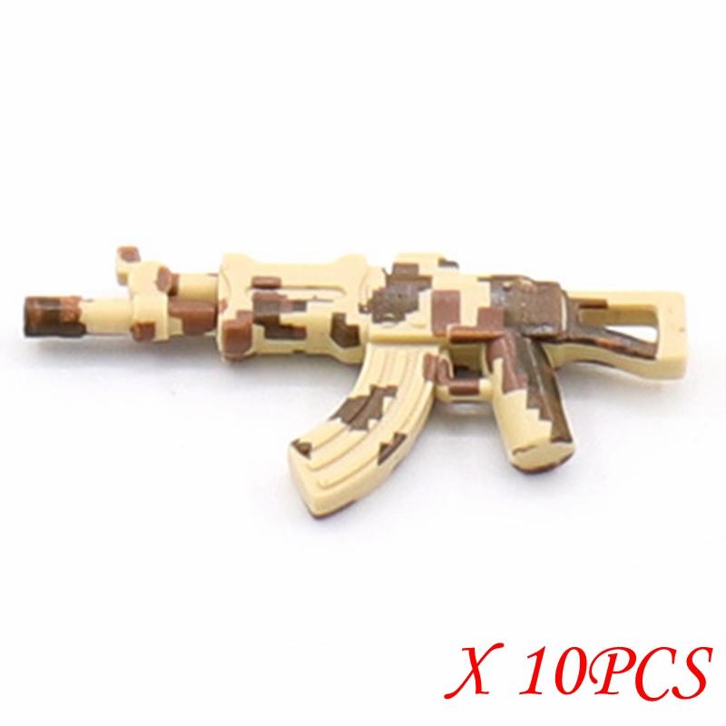 Блокируемая военная сумка для оружия MOC Пистолеты Собаки Парашют Конструктор Игрушки для детей с военными блокируемыми игрушками SWAT