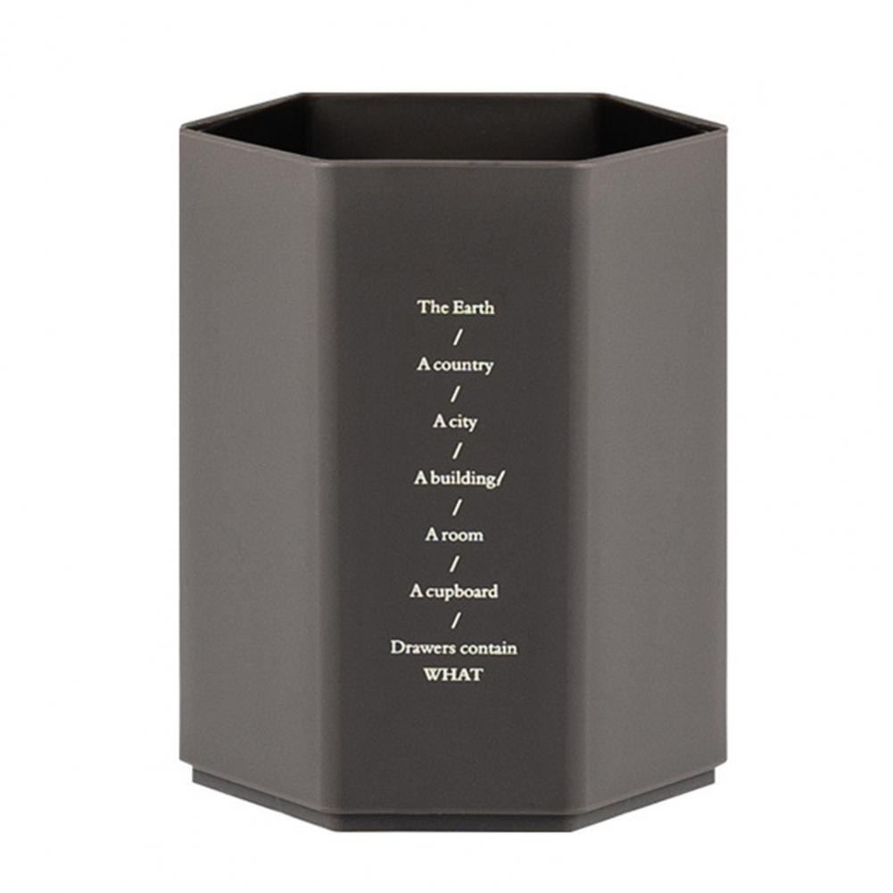 Держатель для ручек, органайзер для канцелярских принадлежностей, креативный большой вместительный органайзер для канцелярских принадлежностей, шестиугольный дизайн, ящик для хранения карандашей, настольный органайзер