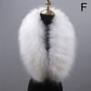 Winter Large Faux Fox Fur Collar Fake Fur Coat Scarves Luxury Women Men Jackets Hood Shawl Decor Female Neck Collar Wraps