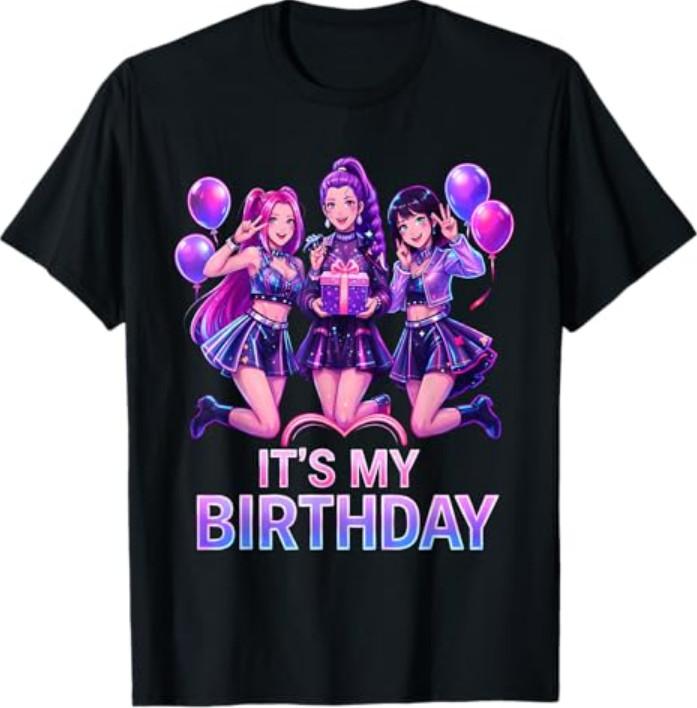 Kpop Birthday Its My Birthday K Pop Korean Music Lovers Tshirt