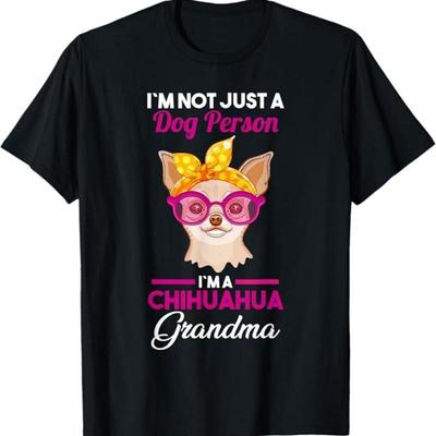 Собака Бабушка Чихуахуа Бабушка Футболка
