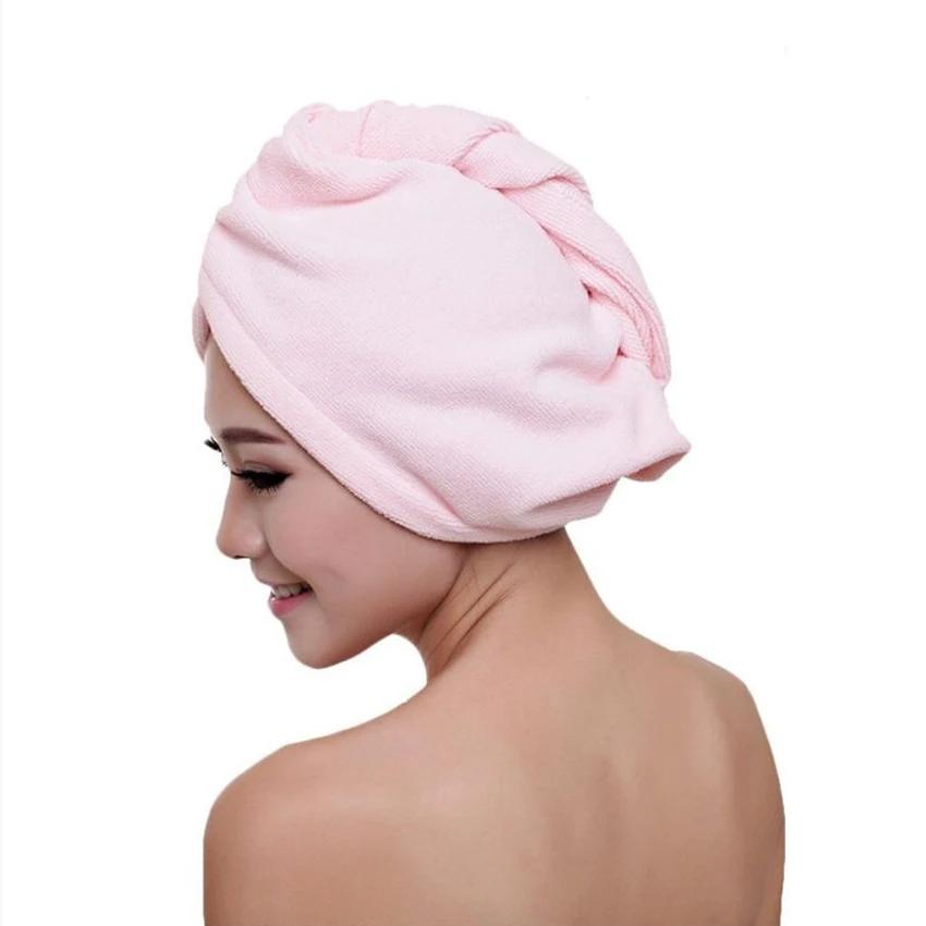 Microfiber Hair Dry Cap Quick Drying Towel Bath Wrap Hat Magic Fast Drying Women Hair Washing Cleaning Towel Turban Bath Tool