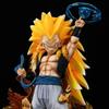 In Stock 22cm Drogan Boll Z Gotenks Figure Gotenks Sjj3 Pvc Action Figures Gk Statue With Light Base Collection Model Toys