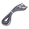 3.5mm Jack to 2 RCA Aux Audio Cable Double Lotus Head RCA Splitter Cable for Power Amplifier Audio Speaker 3m