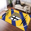 "Parma Calcio Logo with Yellow Stripes" Patterned carpet, suitable as a non slip play mat for the living room and bedroom sofa