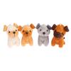 Cute Wolfhound Plush Toy Wolf Dog Pendant Stuffed Doll Keychain Car Bag Decor