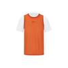 Reebok Hoop 2 In 1 Vest Color Block Knitted Short Sleeve T-Shirt Unisex Tops Orange 23RCS423UGJ1