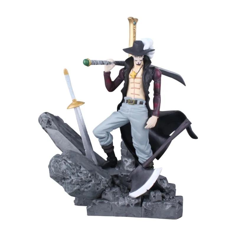 Аниме Фигурка One Piece Битва над Куполом Дракуль Михоук Фигурка Действия Миниатюра Фигма Статуэтка Игрушка для Коллекционера Настольное Украшение