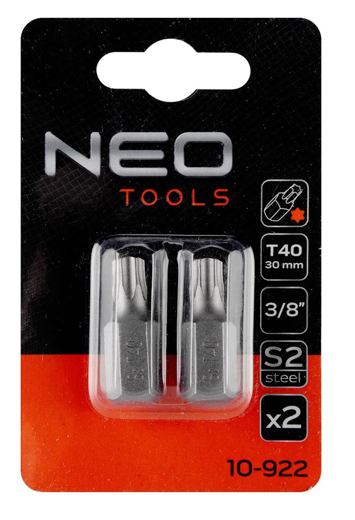 TORX bit T40 x 30 mm, S2 x 2 pcs.