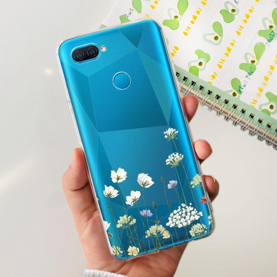 Case For Oppo A12 6.22" Cute Cartoon Dinosaur TPU Soft Silicone Clear Cover For Oppo A12 A 12 CPH2083 Phone Case Funda Bumper
