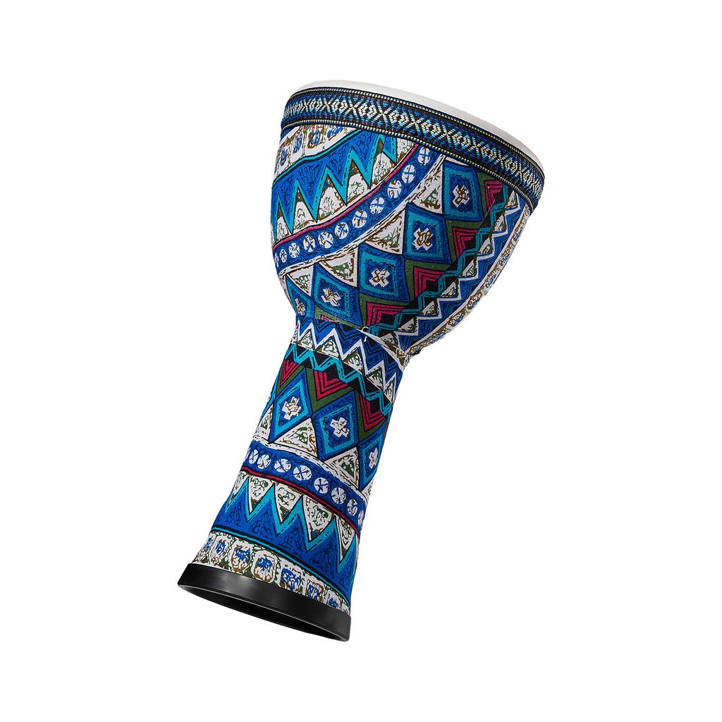 8-дюймовый африканский барабан ПВХ корпус барабана Козья кожа поверхность барабана Легкий барабан для хлопания руками Перкуссионный инструмент Красочный