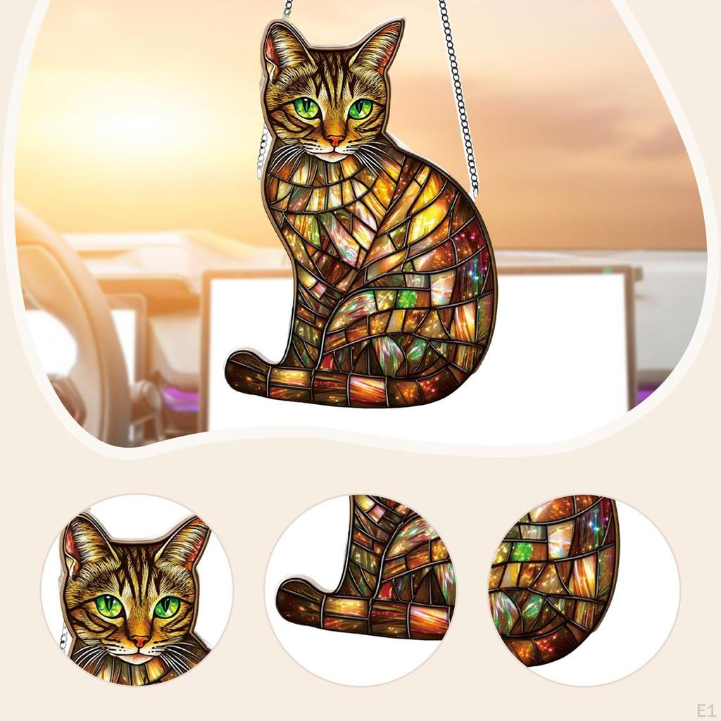 2D Акриловый Подвесной Декор на Окно Разноцветный для Веранды Улицы Спальни Подарок Бабушке