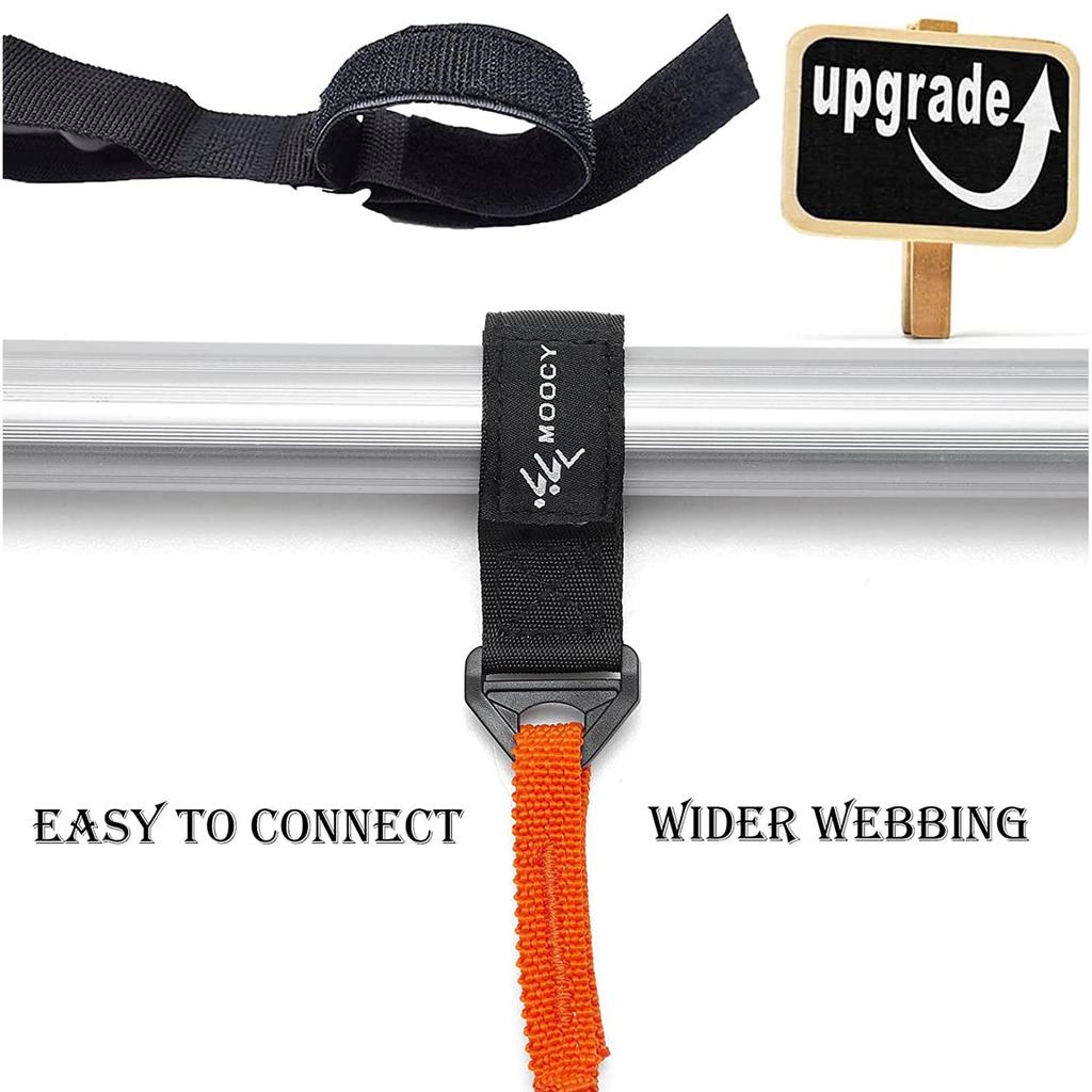 Elastic Kayak Canoe Paddle Leash, Anti-Lost Coiled Lanyards for Boat Fishing Rod Pole, Secure No Dropping, Durable for Rowing