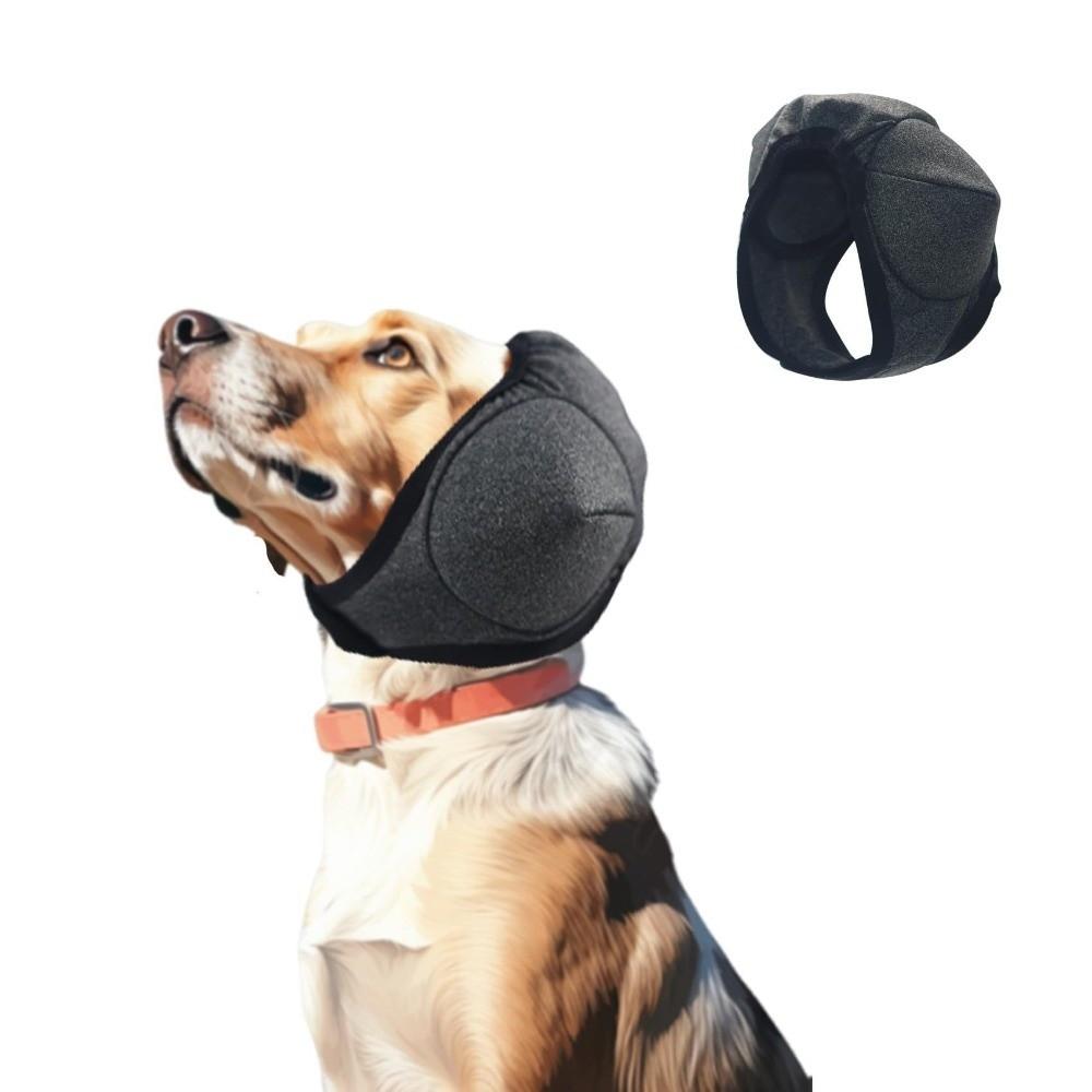 Adjustable Dog Calming Earmuff Breathable Noise Reduction Earmuffs Soundproof Dog Hood Bath Time