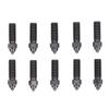 10Pcs Extruder Nozzle Kit 0.2 0.4 0.6 0.8 1mm Hardened Steel 3D Printer Nozzle Kit for K1 K1 Maximum