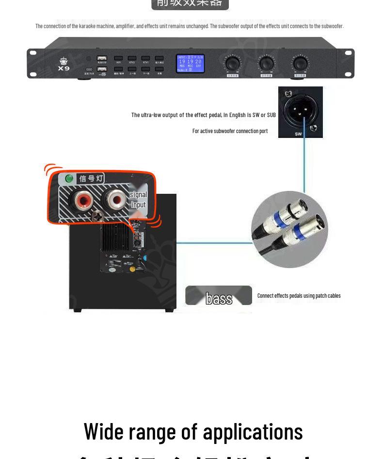 Huangshi Dual 12" High-Power Active Professional Stage Subwoofer with Super Bass