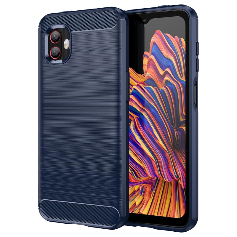 For Cover Samsung Galaxy X Cover 6 Pro Case Samsung Galaxy XCover6 Pro Silicon Carbon Fiber Case For Samsung X Cover 6 Pro Cover