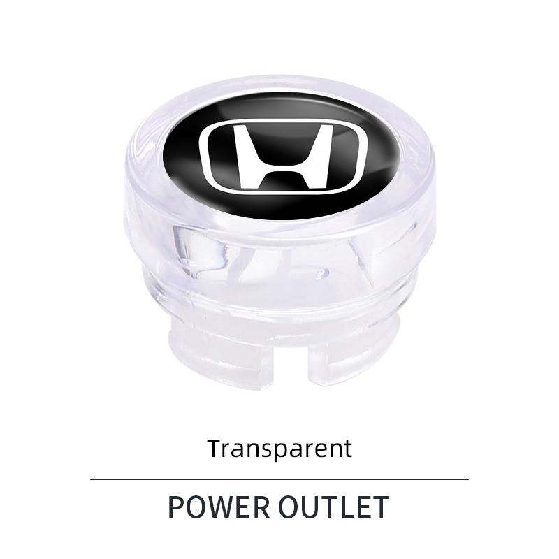 Car Cigarette Lighter Cover Power Outlet Dust Cap Accessories For Honda Civic Fit Jazz Accord Pilot CRV Odyssey Passport City akn256