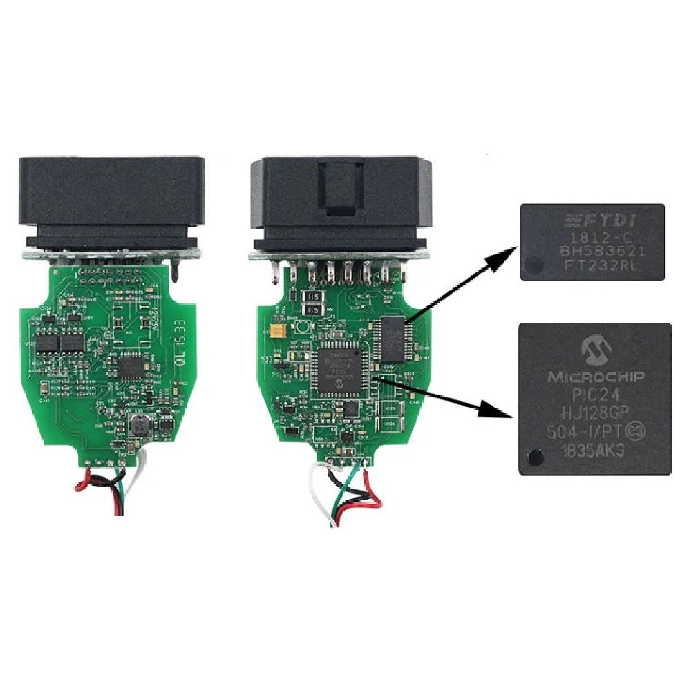 ELS27 FORScan V2.3.43 OBD2 Scanner PIC24HJ128GP FTDI Mircochip ELS 27 Multi Language ELS27 for Frd/Mzda