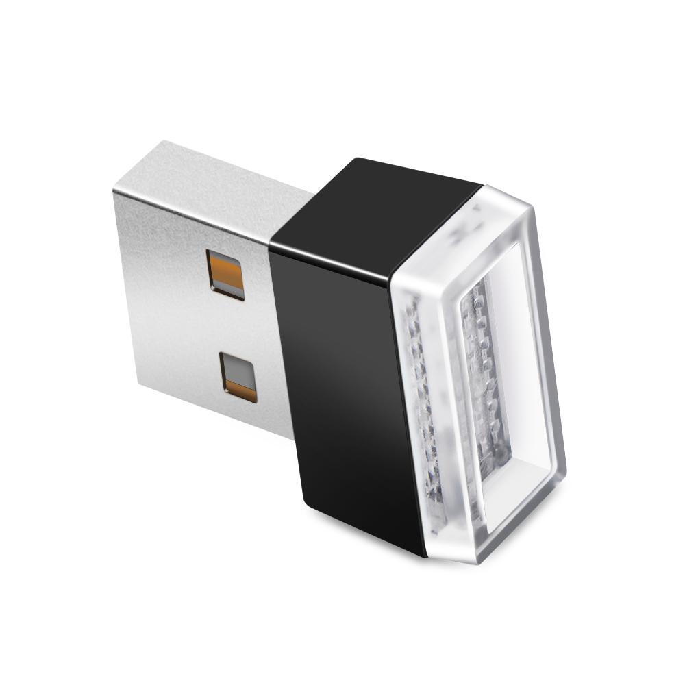 1 шт. автомобильный мини-USB светодиодный атмосферный светильник для салона автомобиля неоновая декоративная лампа аварийное освещение универсальный ПК портативный Plug and Play