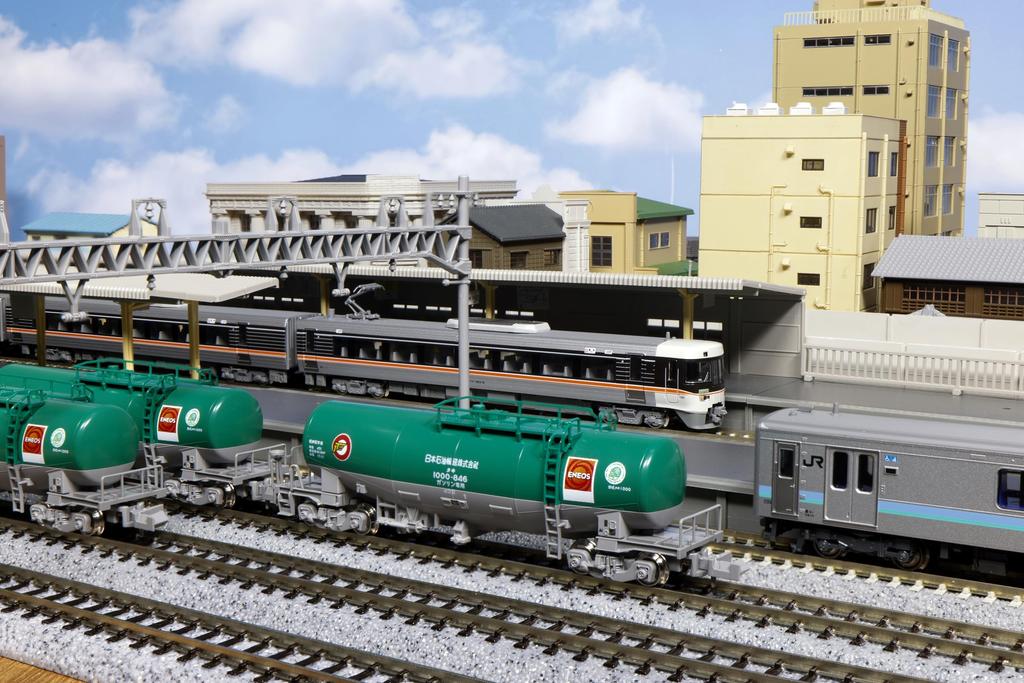 KATO N Gauge Taki 1000 Late Type Nippon Oil Transport Rail Mark В комплект входят 8 вагонов, модель грузового вагона ENEOS/Eco 10-1810