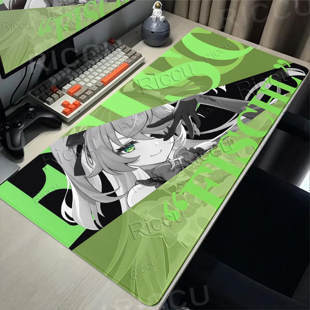 Игровые коврики для мыши Genshin Impact Ху Тао Сигевинн Персонаж Мультяшный узор Коврик для мыши Геймерский Противоскользящий Ковер Эстетика Резиновый коврик