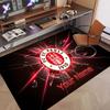 Custom Rug FC St. Pauli Pattern Print Name Text Soft Non‑Slip Floor Carpet for Home Indoor Decoration