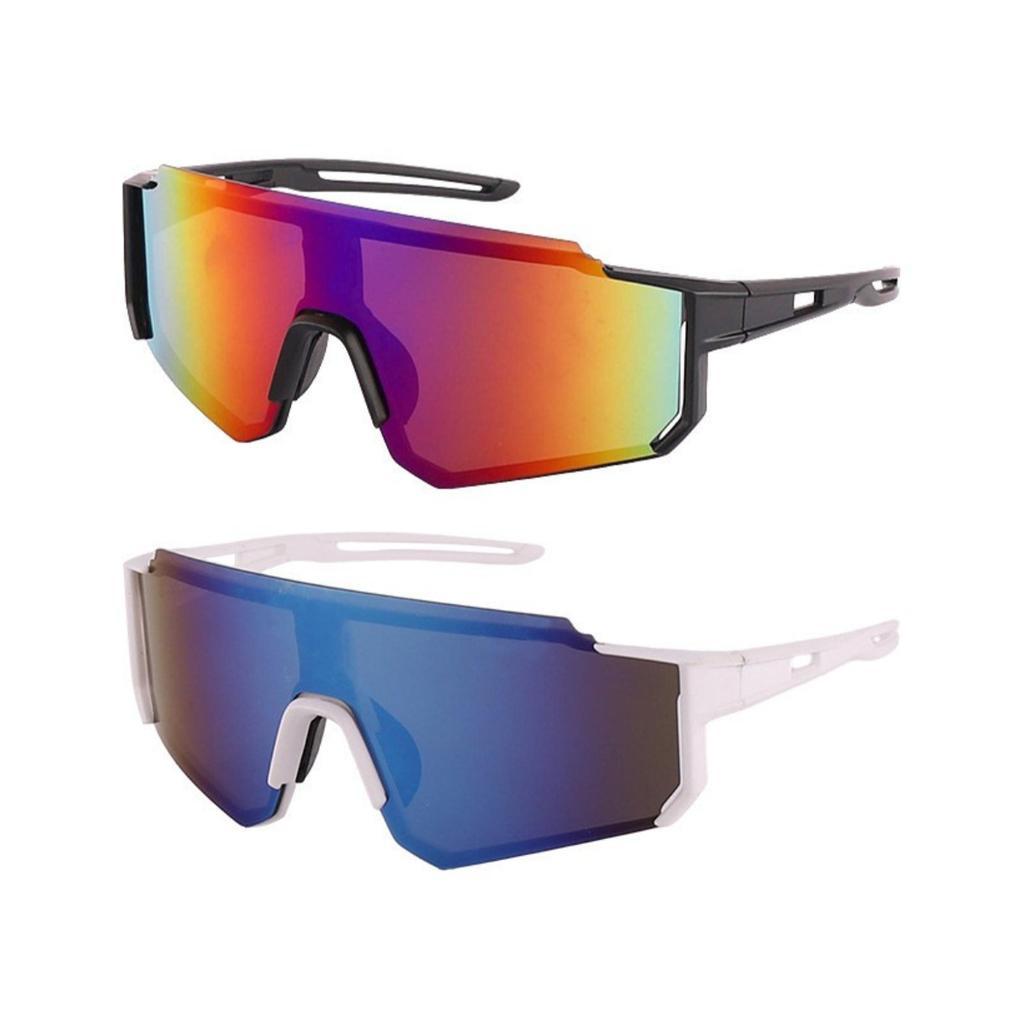 2pcs Cycling Men Women Sunglasses Glasses Sports Outdoor Glasses Sunglasses