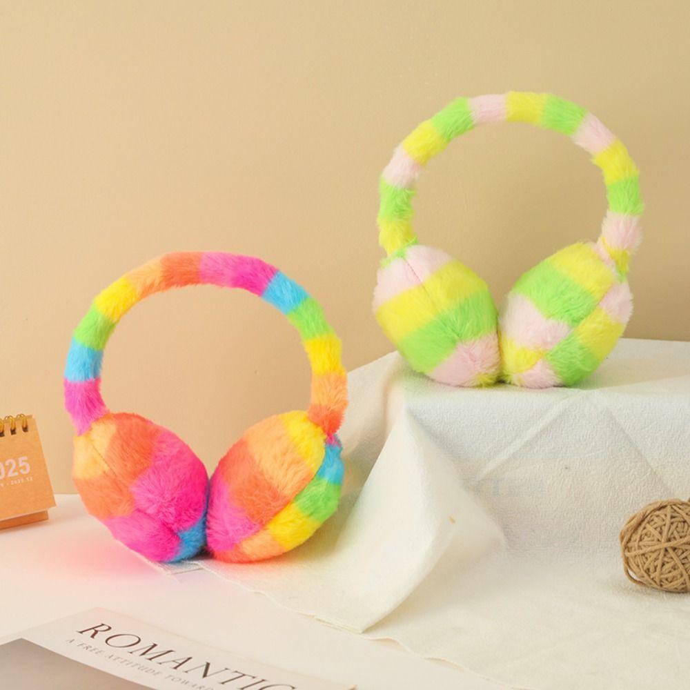 Зимняя теплая защита для ушей, защита ушей, пушистые наушники-закрывашки, мягкие плюшевые наушники для женщин, мужчин, для улицы