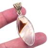 Подвеска из натурального ботсванского агата из стерлингового серебра 925 пробы 2 дюйма Y4T79