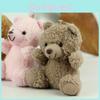 Cute Short Plush Teddy Bear Keychain Soft Stuffed Animal Bag Charm Ideal Gift For Children