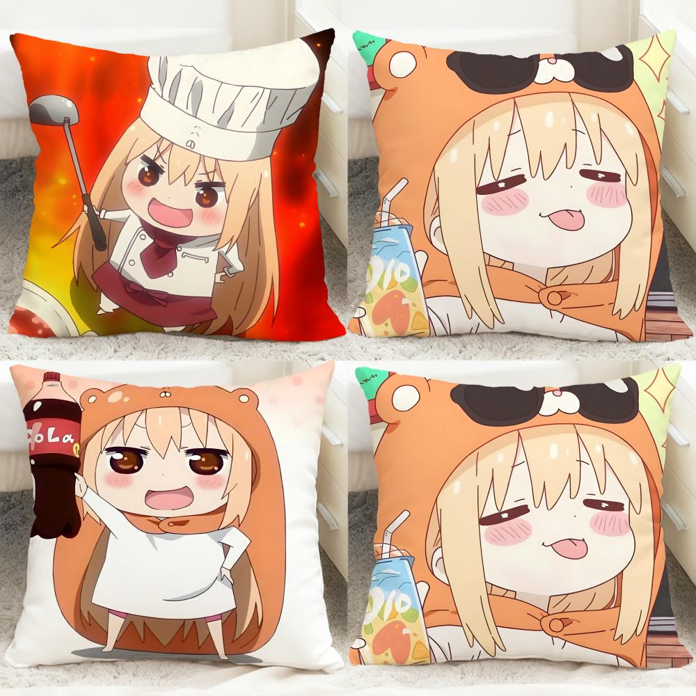 H-HHimouto! Чехол для подушки Umaru-chanSS Удобный двусторонний чехол для подушки Идеально подходит для автомобиля, дивана, спальни и не только