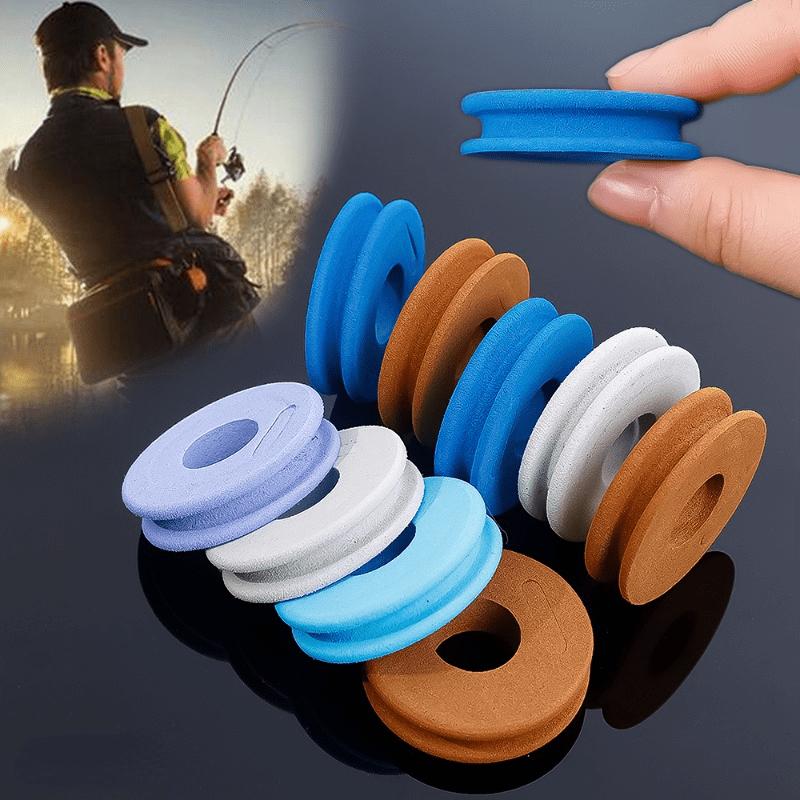 50 шт. Органайзер для лески из пены ЭВА - Держатель для крючков для нахлыстовой рыбалки, Неводонепроницаемая катушка для хранения Рыболовное снаряжение и оборудование для рыболовов Рыболовное оборудование