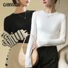 Autumn and Winter Women's Bottoming Shirt Modal Round Neck with Matching Inner Long-sleeved Tops