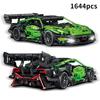 Technical Super Speed Lamborghinis Sport Car Building Blocks Famous Race Vehicle Model Assemble Bricks Toys for Children
