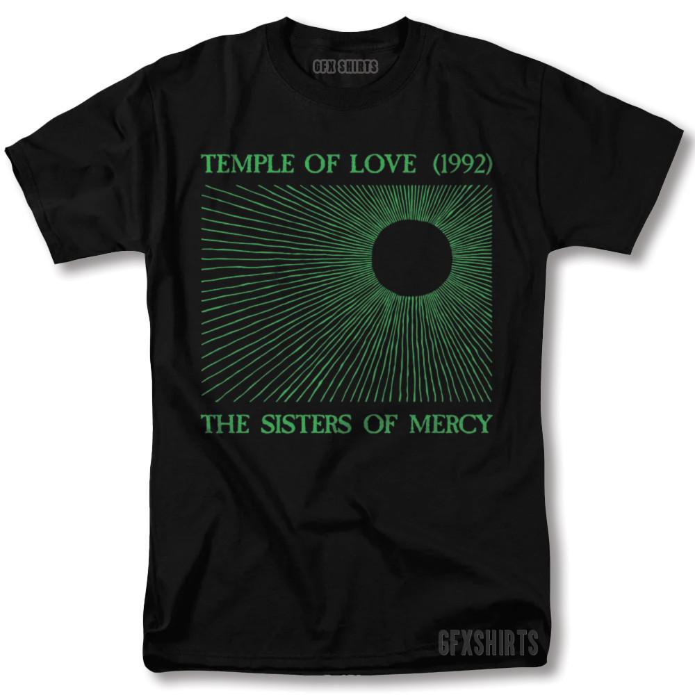 Футболка Sisters of Mercy Храм Любви Графическая футболка для рок-концерта Унисекс футболка