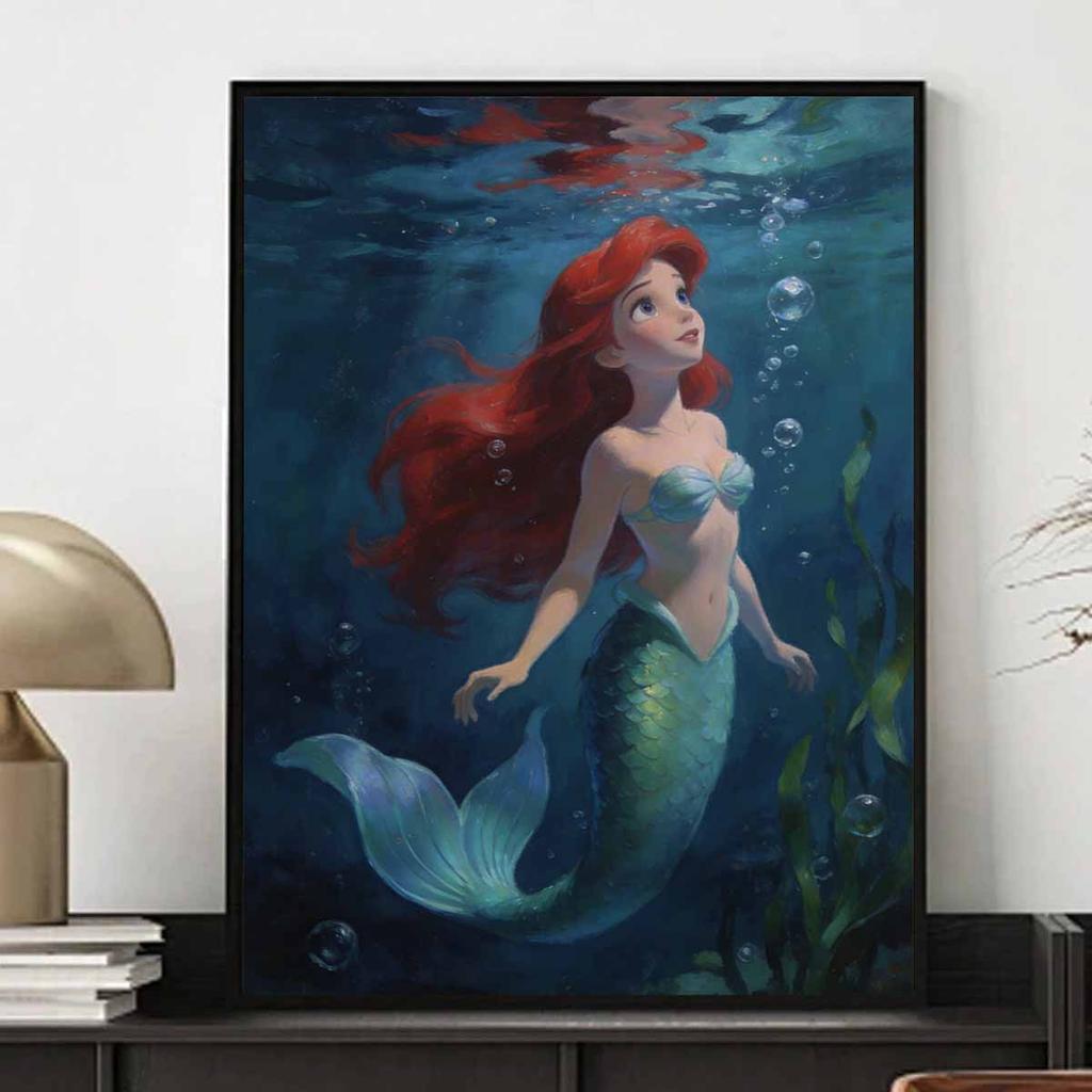 Disney Русалочка Ариэль Алмазная Живопись Мозаика Набор Ручная работа diy5D Домашний Декор Подарок