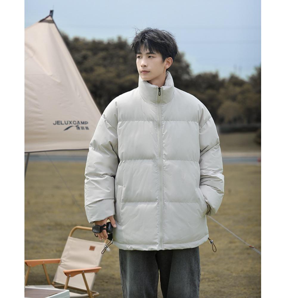 Поддельное двухслойное пальто, утепленное пальто для мужчин на осень и зиму, новое свободное теплое пуховое пальто, утолщенная утепленная куртка