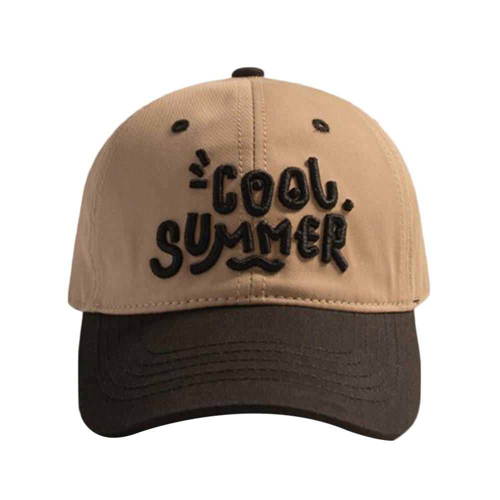 2-7 Years Adjustable Sun Hat Letter Embroidery Peaked Hat Summer Beach Cap Boys Girls