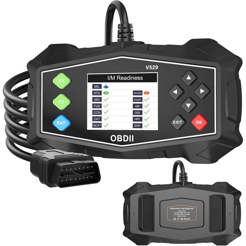 Car 2 Diagnostic Tools Fault Code Clear Auto Ii Battery Tester Code Reader Check Engine System Read Vehicle Information