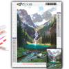 5D Diy Diamond Painting Scenic Waterfall  Cross Stitch Full Diamond Embroidery Mosaic