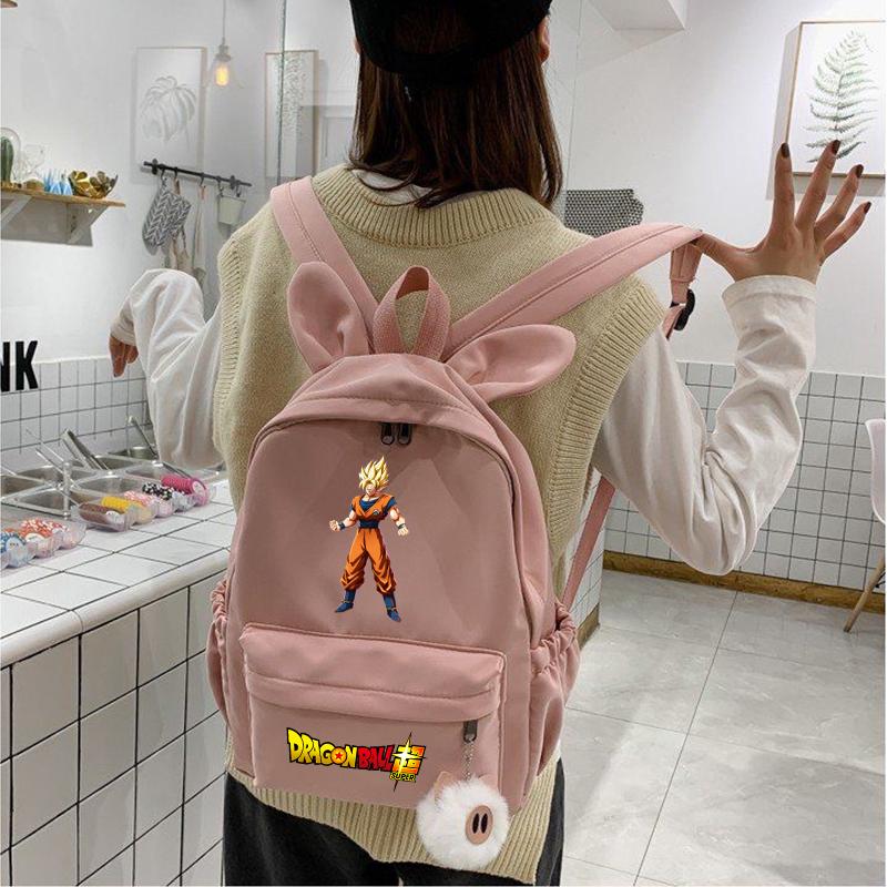 Аниме Dragon Ball Сумка Большая вместимость Подросток Девочки Мальчик Дышащий Рюкзак Назад В Школу Сумка Для Книг Мужчины Женщины Досуг Дорожная Сумка Повседневная Сумка День Рождения