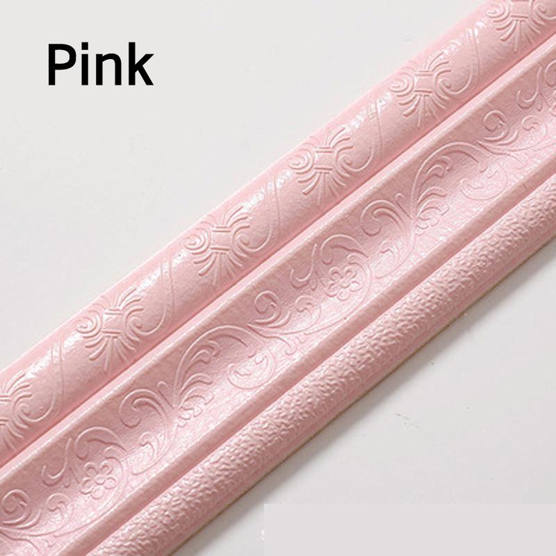 2,3 м настенный декор обои 3D узор стикер стены линия талии граница гостиной съемный