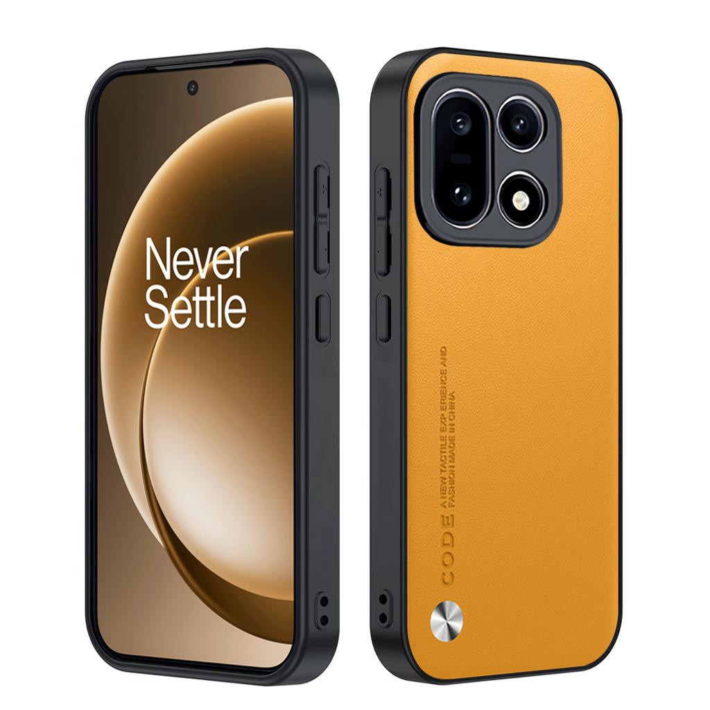 Oneplus Cover 13 For 15 13r 13t 12 11 Case Luxury Fiber Texture Puleather Full Protection Shockproof Phone Capa Funda