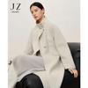 JUZI Annakou Women's Elegant Wool & Cashmere Belted Long Coat