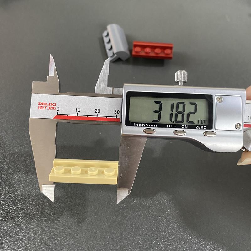 Строительный блок, совместимый с технологией строительных блоков, запасные части 6081 4X2X1 1X3 изогнутые кирпичи, образовательное приложение